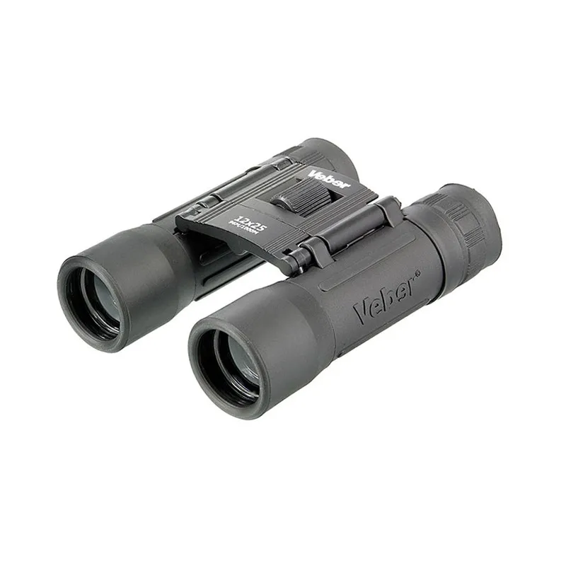 Light pocket binoculars Veber Sport BN 12x25 black free shipping Russia |