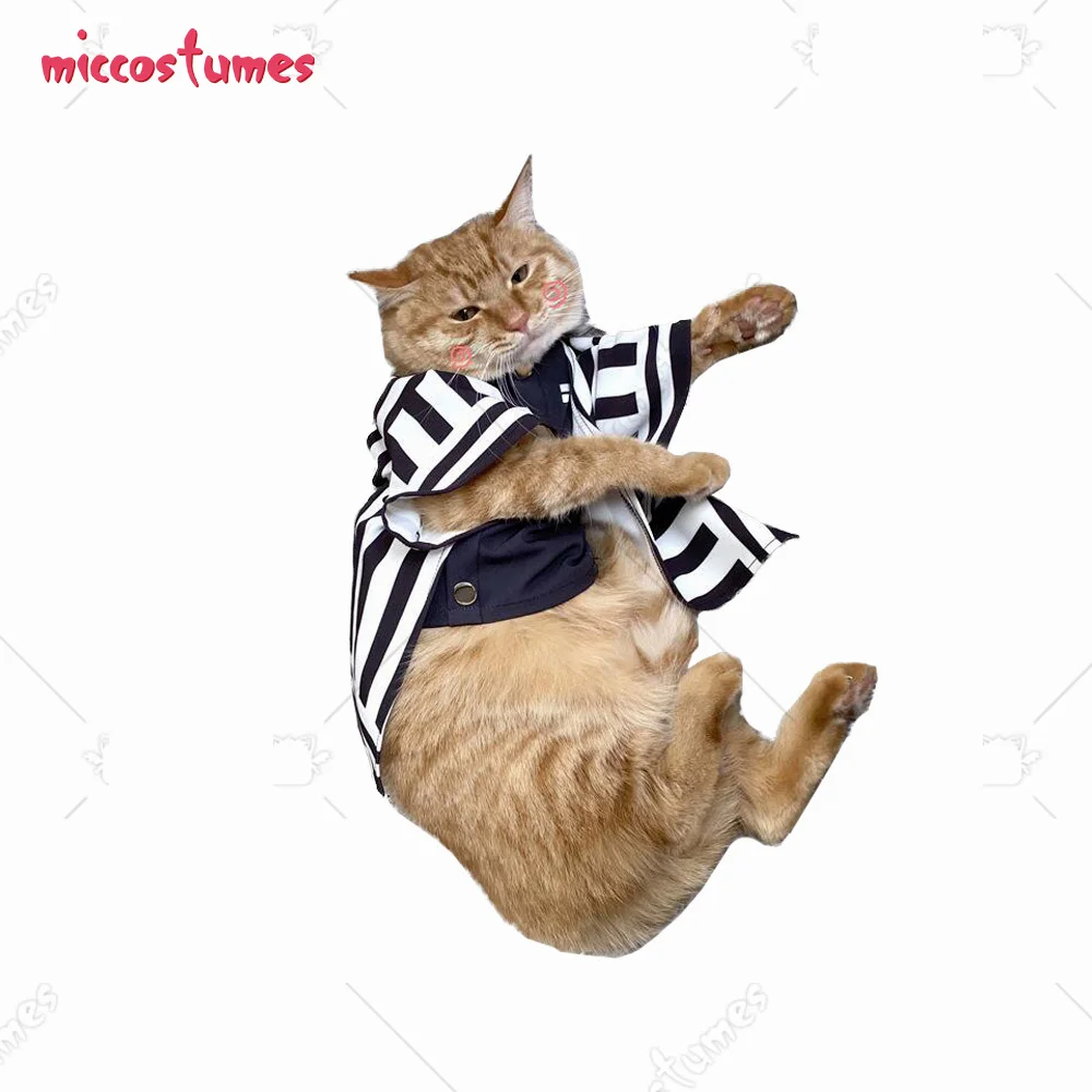 

Obanai Iguro Pets Cosplay Costume Photo Prop for Cats Small Dogs