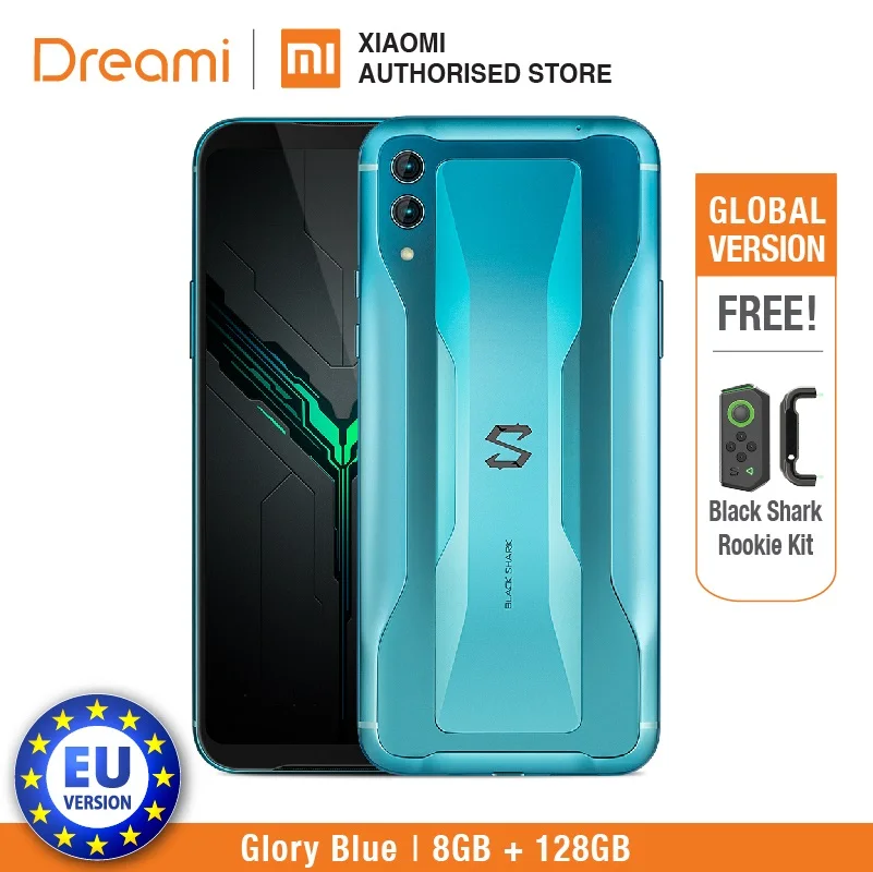 Glory Blue 128GB Глобальная версия Black Shark 2 128 ГБ Rom 8 ГБ Ram Shadow Black(абсолютно новая и герметичная коробка - Цвет: Glory Blue 128GB