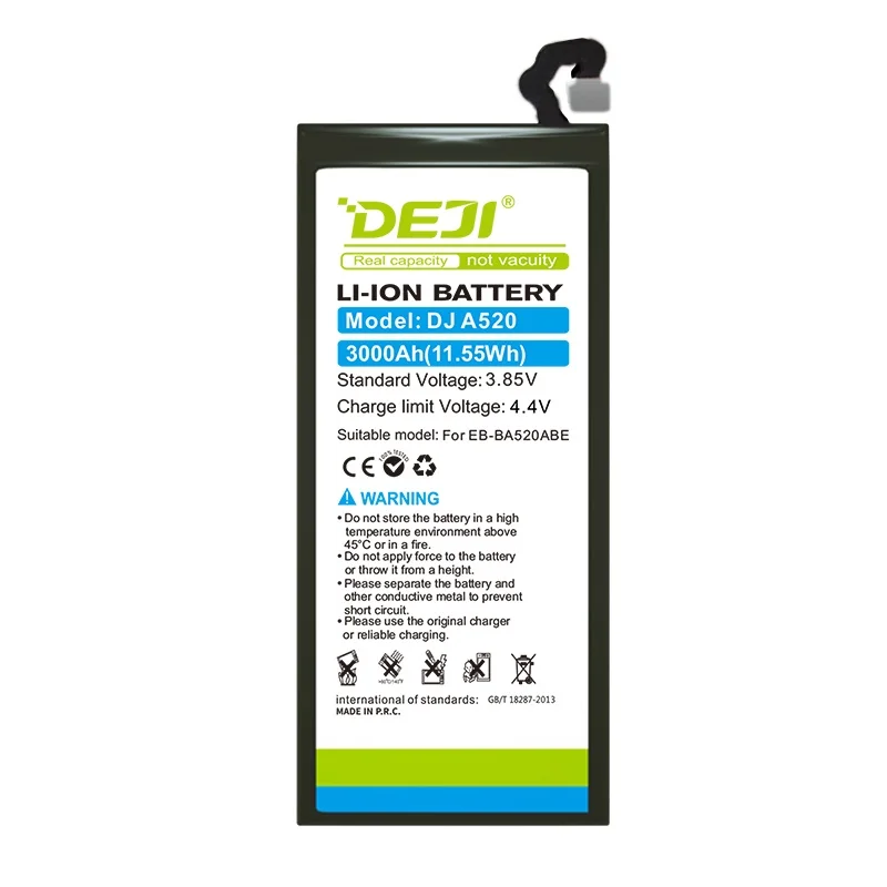 Батарея Deji® SAMA5 2017/A520 для Samsung A5/A520 2017/EB BA520ABE (3000mAh) + KIT|Аккумуляторы мобильных