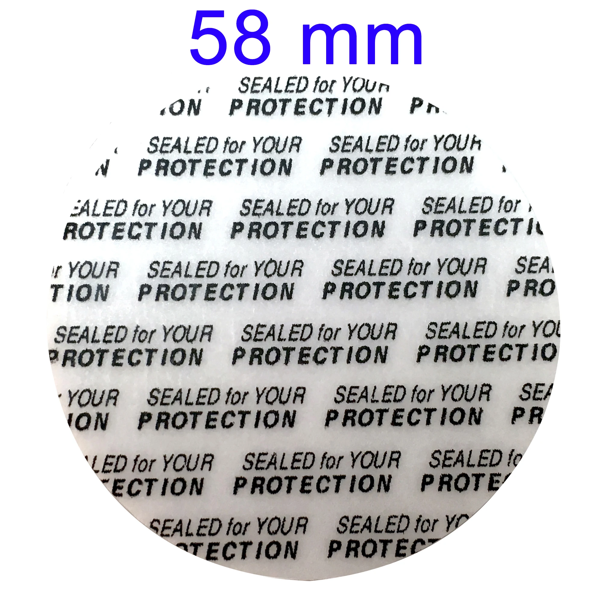 100 шт. 58 мм чувствительная к давлению самоклеящаяся Герметичная прокладка для