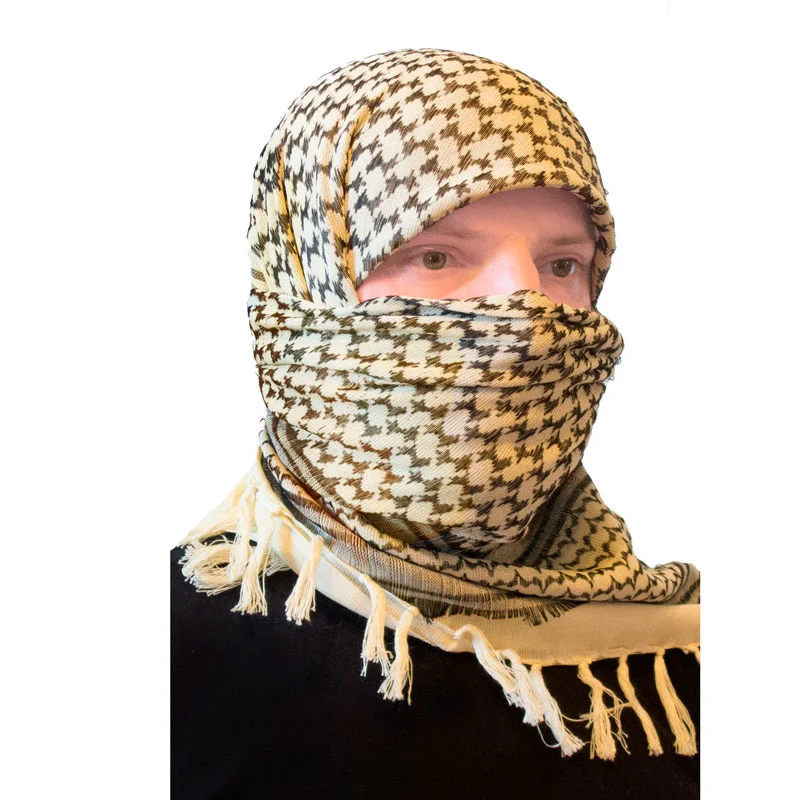 Арафатка светло-желтого цвета