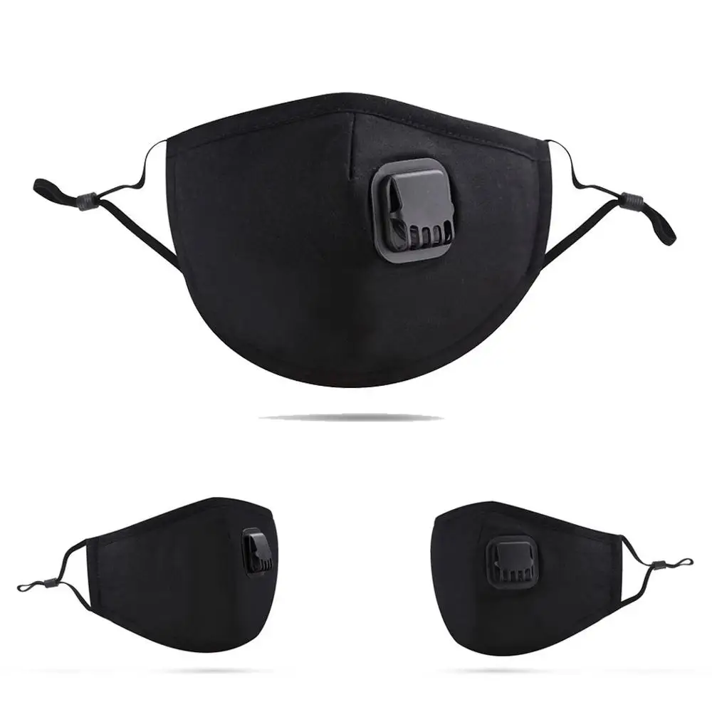 10 шт./лот противозагрязняющая маска PM2.5 с клапаном респиратор от пыли моющиеся