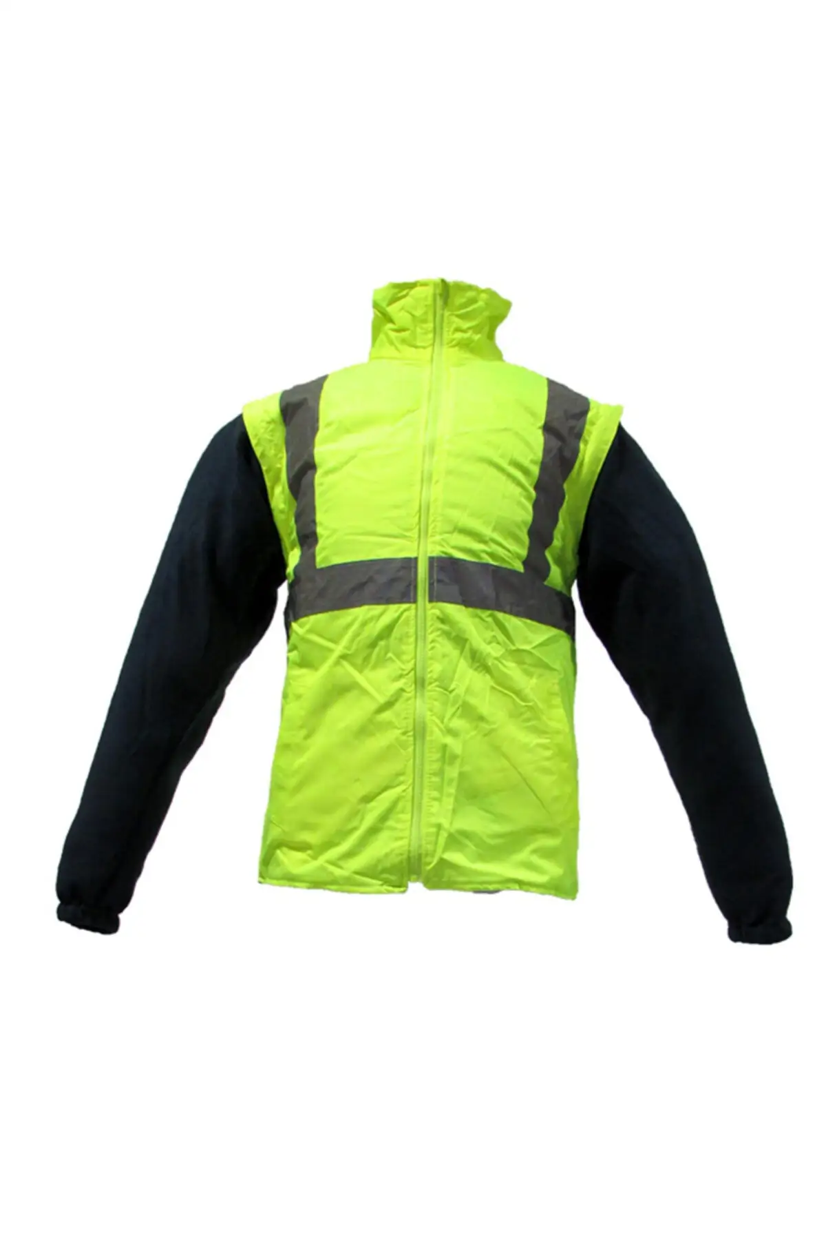 

Junior JN1003 Fosforlu 5 IN 1 i kmal Oxford Parka Sar ve Turuncu Renk