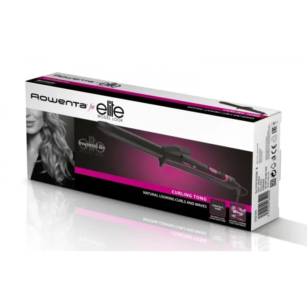 Плойка для волос Rowenta For Elite Curling Tong CF3212F0|Щипцы завивки| |