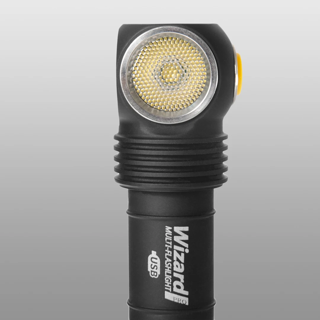 Налобный фонарь Armytek Wizard Pro v3 XHP50 Магнитный USB Перезаряжаемый Фонарь 18650 литий-ионный аккумулятор в комплекте