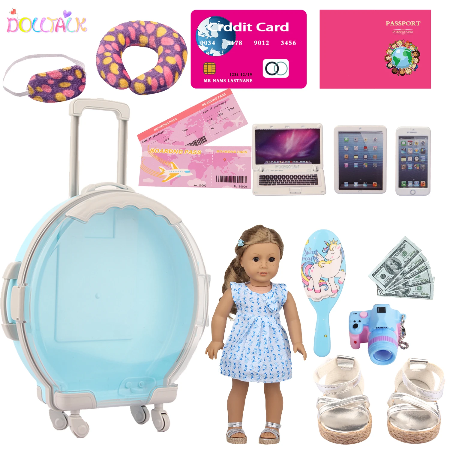 Shoes Dress Accessories Toy Set For Kids Girl