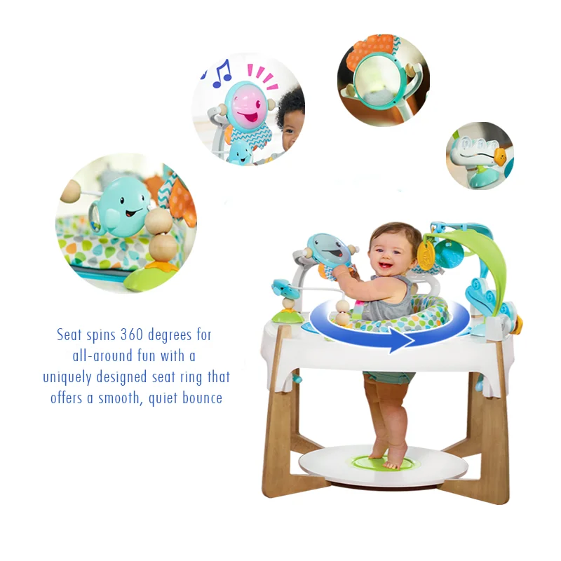 Exersaucer от Evenflo Gleeful Sea 2 в 1 центр деятельности и художественный стол детская