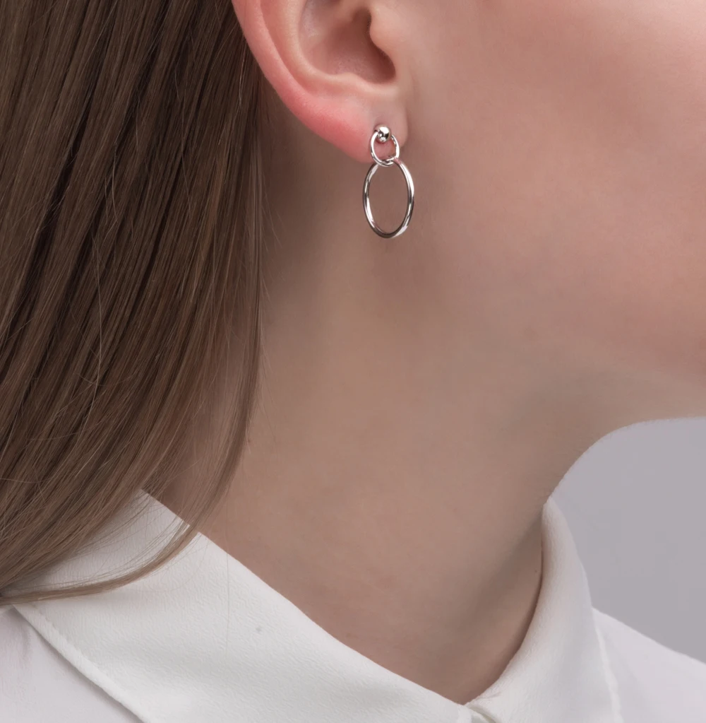 Серебряные серьги SUNLIGHT проба 925|Серьги| |