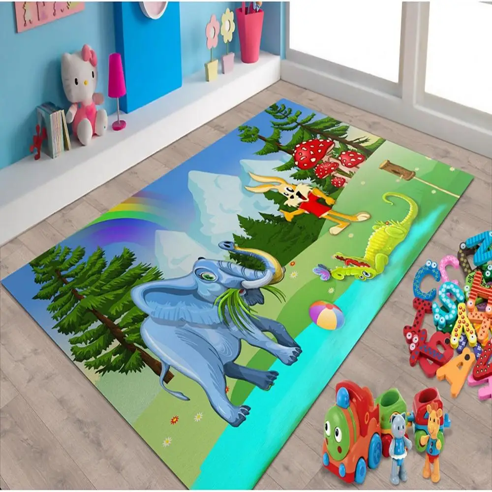 

Animals 2 Non Slip Floor Carpet, Teen's Carpet