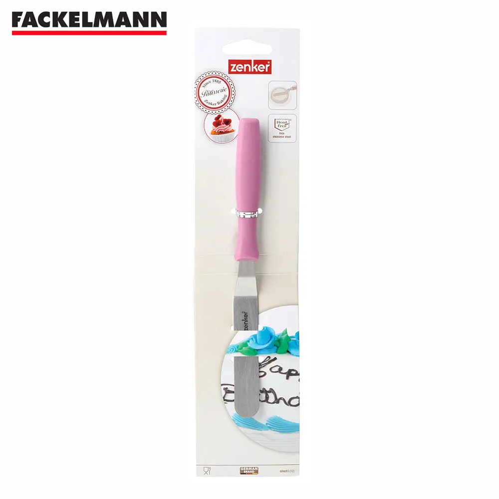 Лопатка кондитерская - шпатель FACKELMANN ZENKER 22 2х1 8см | Дом и сад