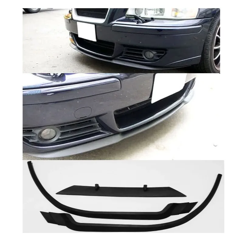 

Volvo S60R V70R CUPRA R Front Bumper For Additional Universal 3 Pcs Black Bumper Tailgate Spoiler Body Kit Tuning Protective