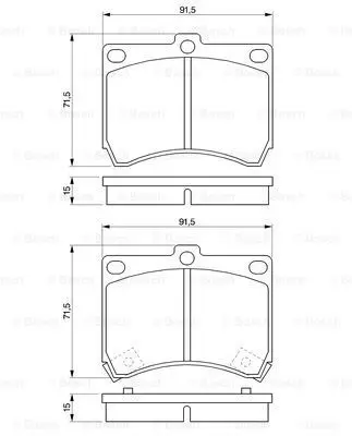 Колодки дисковые передние \Mazda 323 BG/BA 1.8i 16V/2.0D &amp4WD 91 | Автомобили и мотоциклы