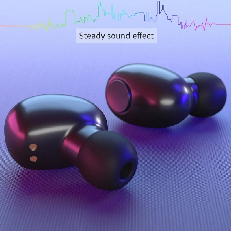 TWS стереонаушники с поддержкой Bluetooth и зарядным футляром|Наушники гарнитуры| |