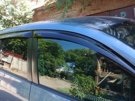 Ветровики для тойота рав4 рав 4 дефлекторы окон дождевики окна козырьки козырек