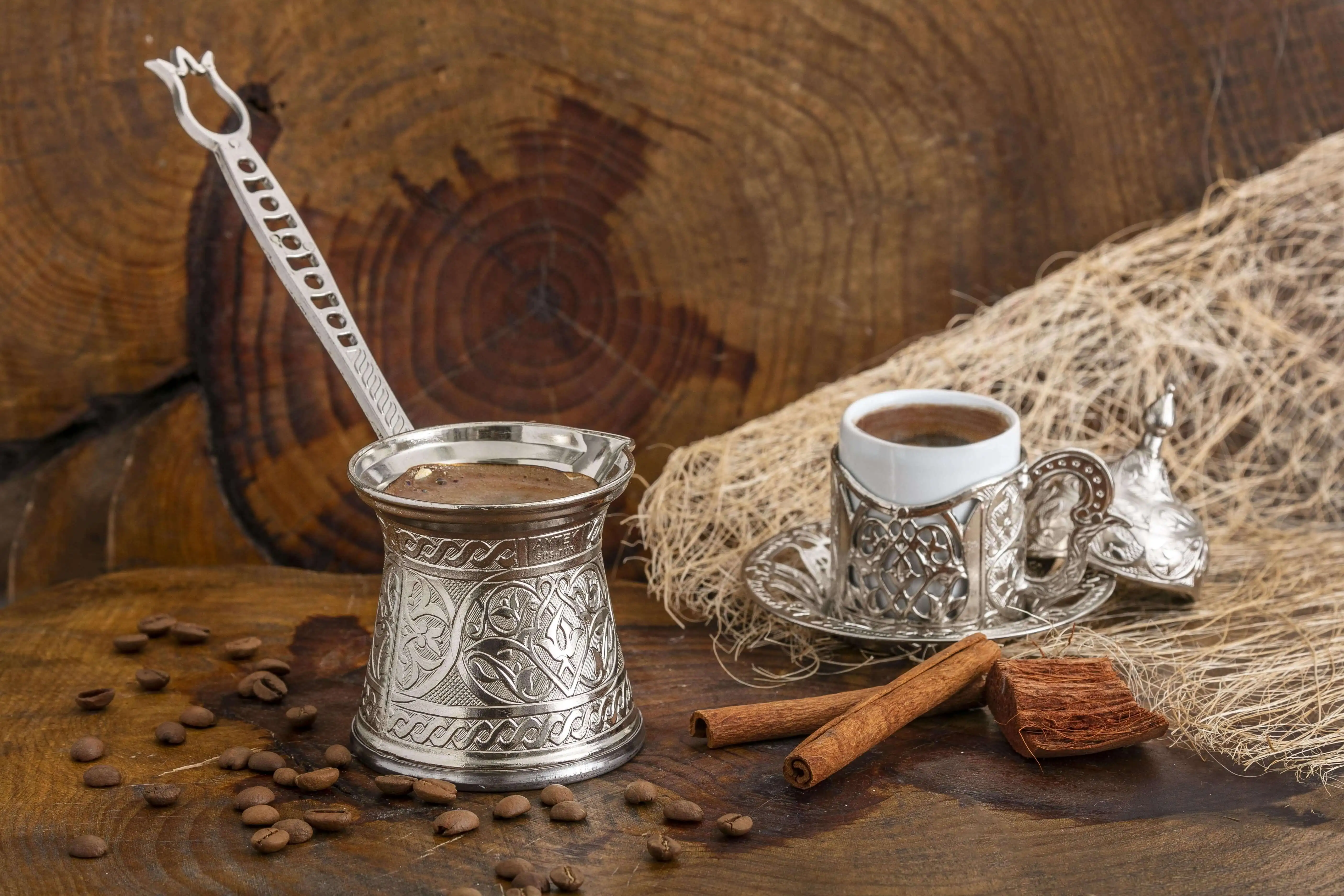 5 Teile Turkisch Kaffee Koch Set Cezve Turkisch Mocca Kaffeebereiter 