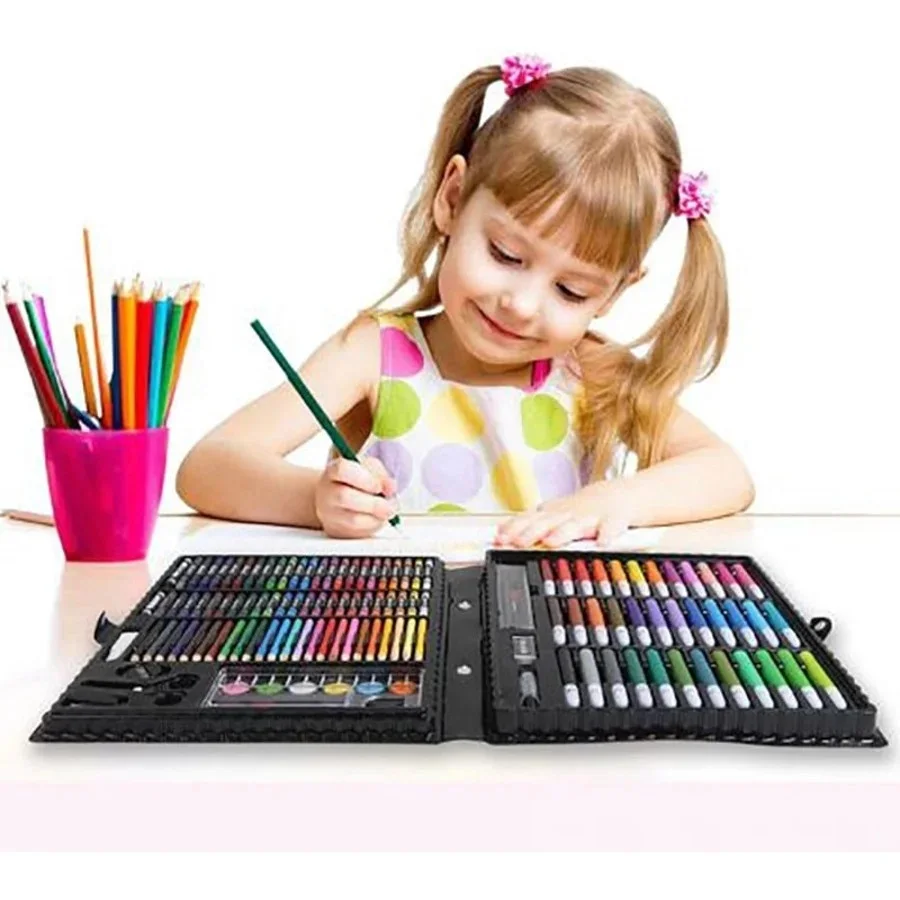 Набор для творчества 150 предметов | Канцтовары офиса и дома