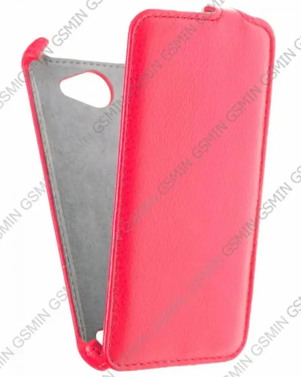 Кожаный чехол для Fly IQ 455 Ego Art 2 Armor Case (Красный) | Мобильные телефоны и аксессуары