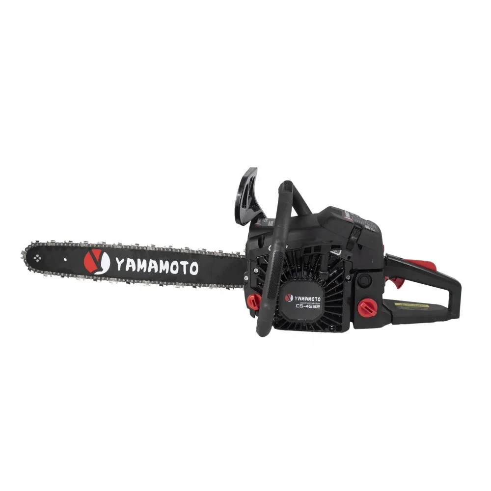 Бензиновая пила Yamamoto CS-4552 (Объем ДВС 52 см³ шина 45 см мощность 4.8 кВт/ 3.5 л.с. вес 6 3 кг)