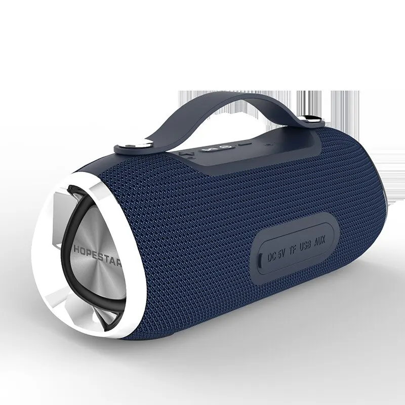 Hopestar H40 wireless speaker Bluetooth bumbox 10 W with FM radio power bank create stereo pair 1 + ipx6 | Электроника