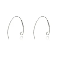 10pcs 925 sterling silver hook earring findings ear wire 14x26mm material components for diy handmade jewelry making