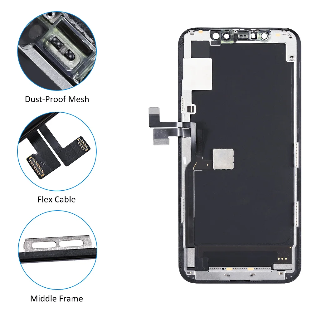 Elekworld класс Лучший OEM для iPhone 11 Pro ЖК-дисплей с 3D сенсорным экраном дигитайзер в