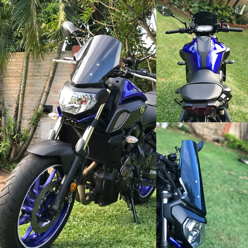 Ветровое стекло нового поколения для Yamaha MT07 FZ07 2018 2019 2020 Мотоциклетные аксессуары