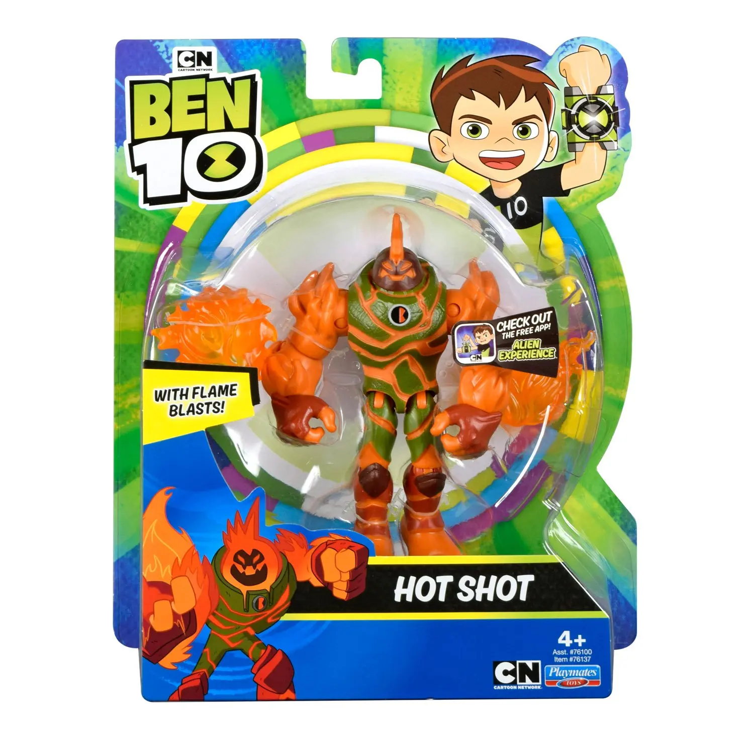 Фигурка Ben10 Хот Шот 12.5 см | Игрушки и хобби