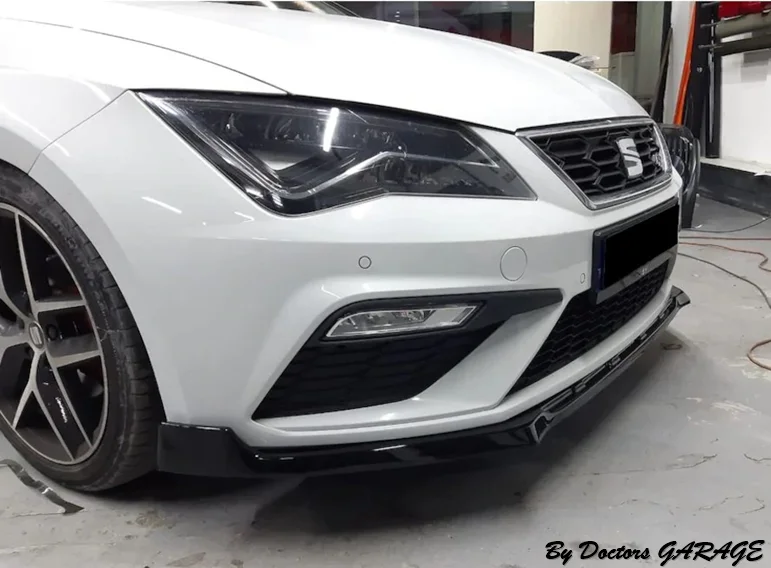 Накладка на передний бампер для Seat Leon 2013 2014 2015 2016 2017 2018 2019 губа универсальный
