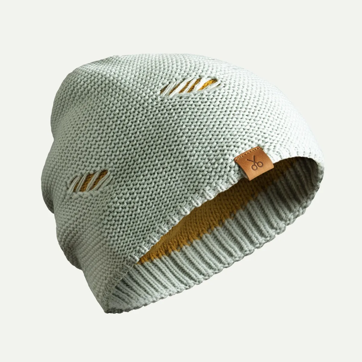 

KAFT Beanie Spleeten - Mint Unisex New Season Art That Warms Your Dreams