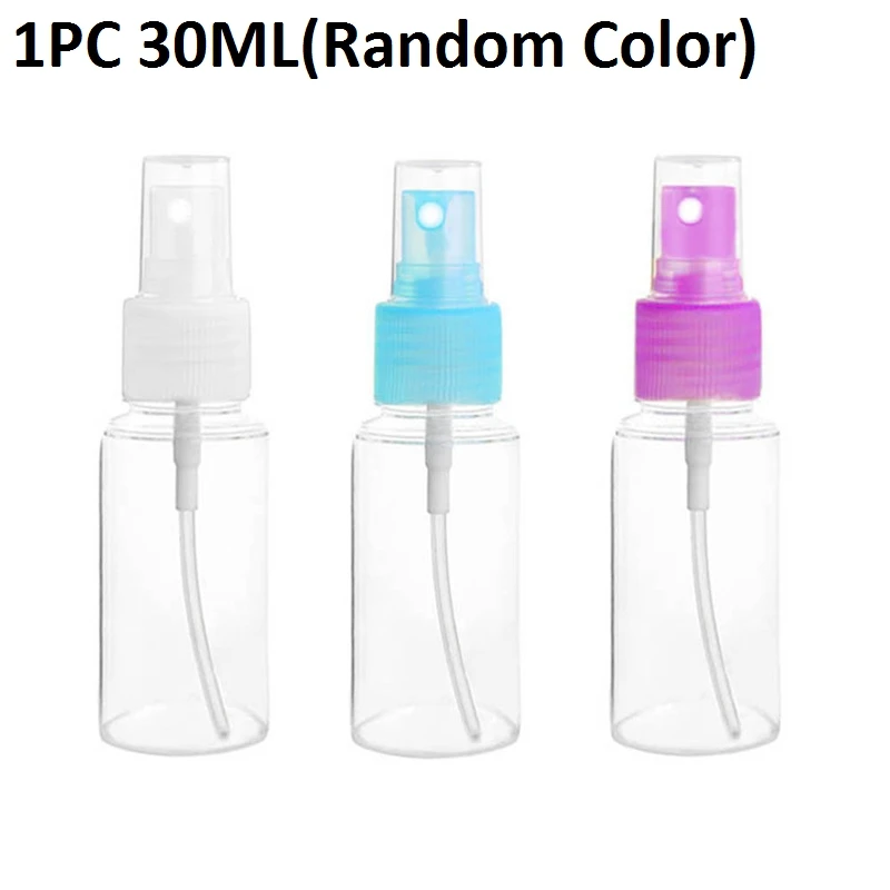 1PC Plastic 30ML 1 шт. 30/50/100 мл Алюминиевая Заправляемый спрей бутылки пустые бутылки для путешествий насос косметическая упаковка пустой атомайзер, упаковка для инструментов - Цвет: 1PC Plastic 30ML