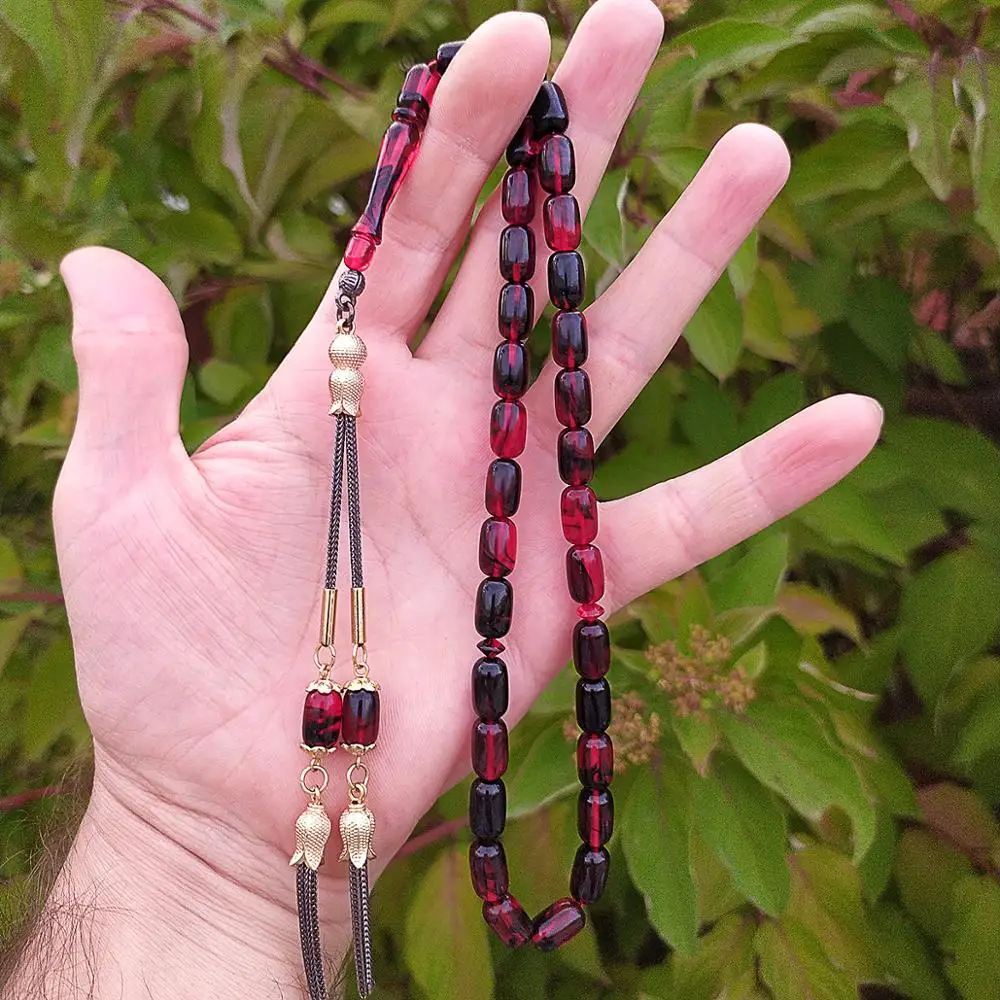 Турецкий молитвенный бисер мусульманский Янтарный четки бакелит тасбиг Каталин