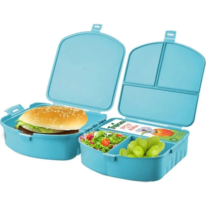 Мода Студенческая коробка для завтрака года контейнер еды с - Цена: 1380.93