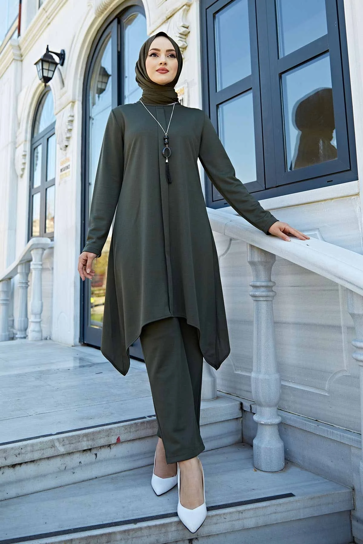 TUGBA женский комбинезон, комплект одежды, турецкий наряд из Турции, батальный исламский Рамадан, мусульманский костюм большого размера плать...