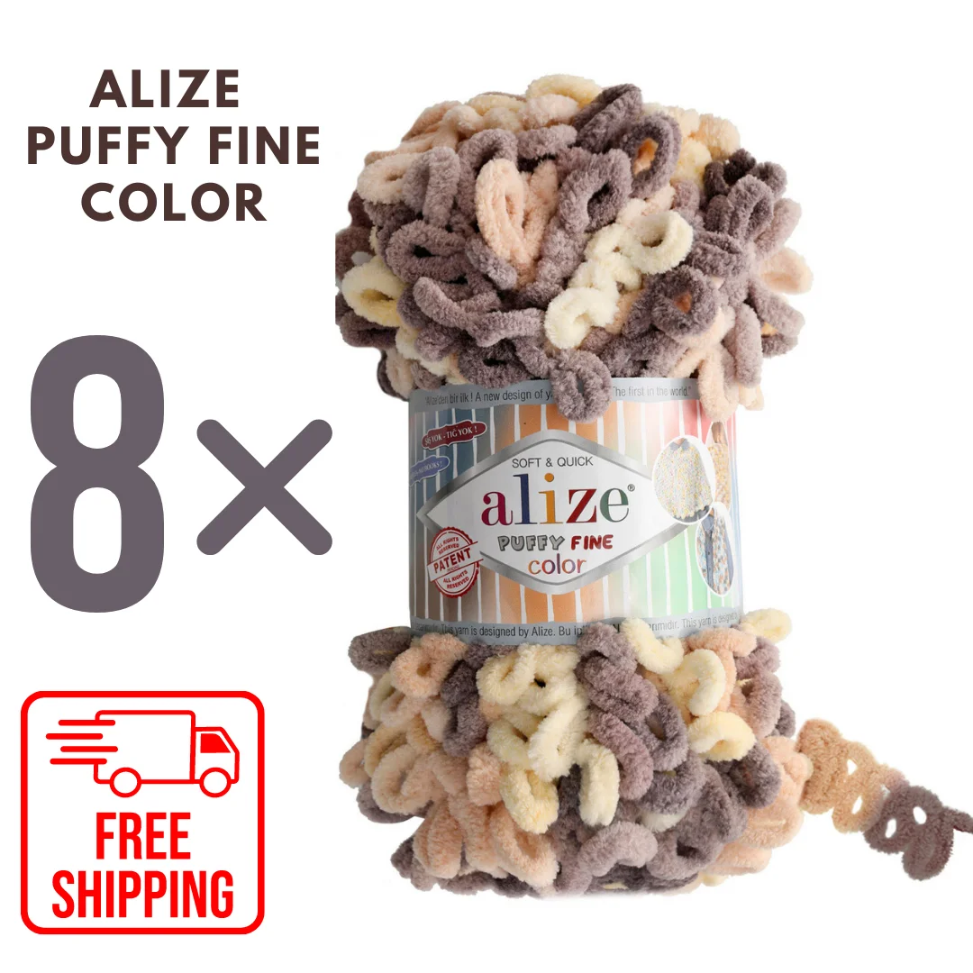 8 шт. клетчатая пряжа амигуруми для ручной вязки иглы вышивания dmc diy alize nako himalaya puffy