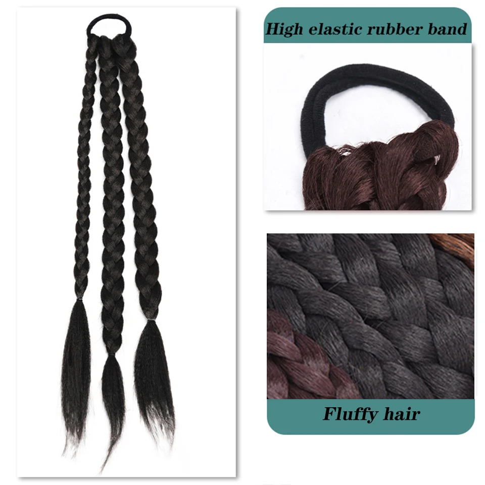 Синтетические прямые косички AILIADE вязаные крючком волосы для искусственных