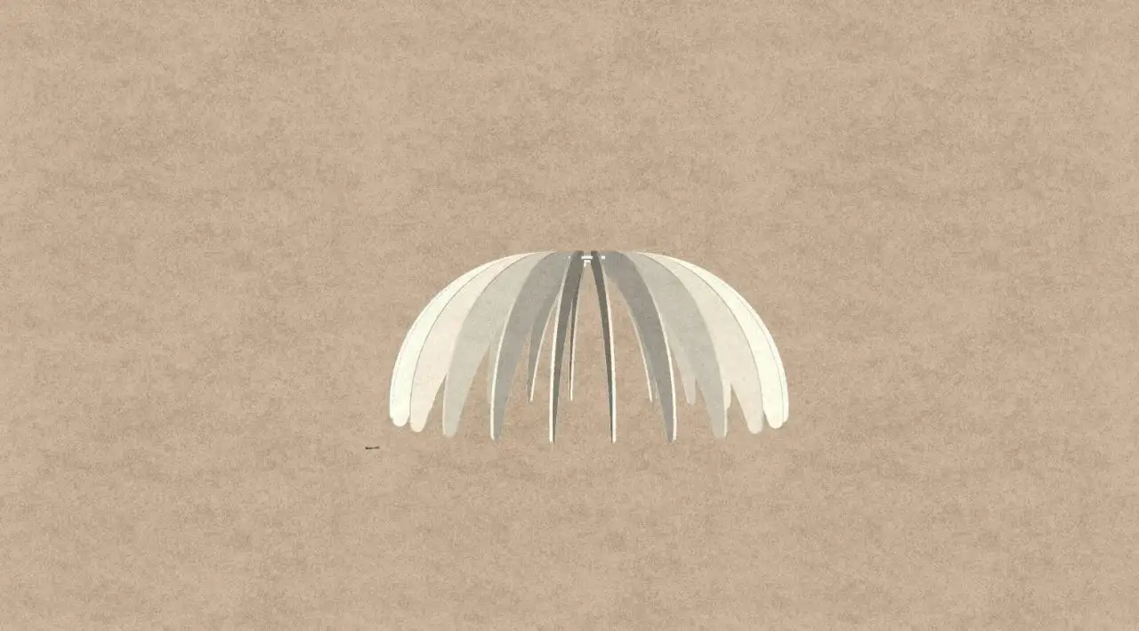 

Edile Decorative Mdf Wood Chandelier