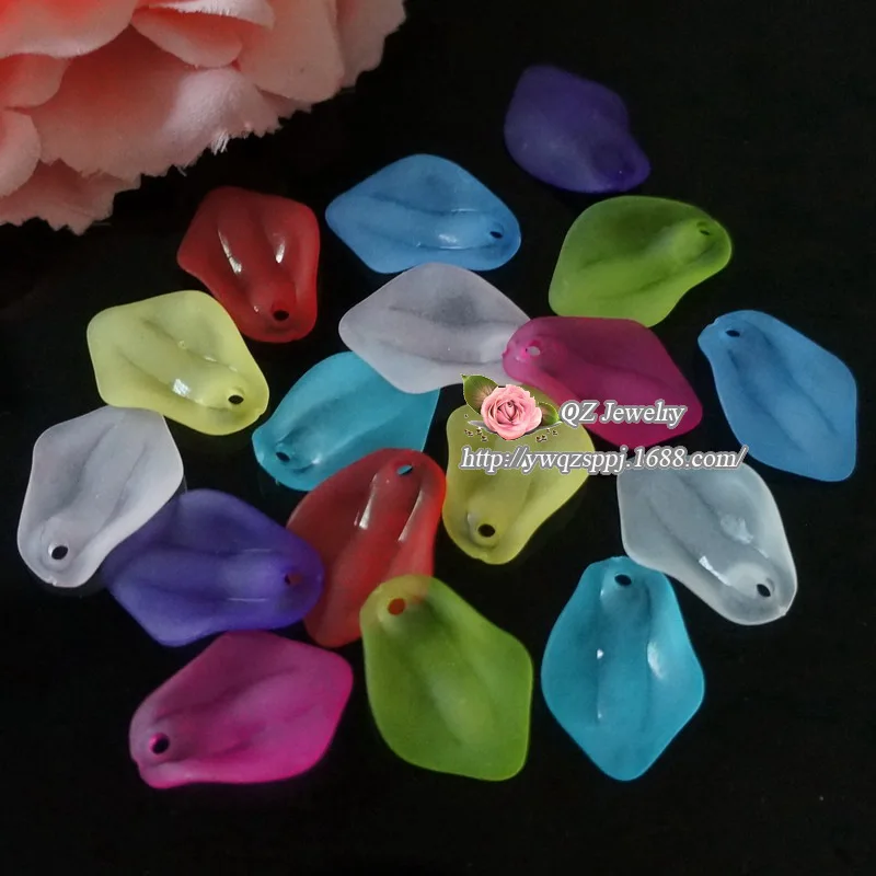 Матовые акриловые бусины в виде цветов сделай сам для изготовления ювелирных