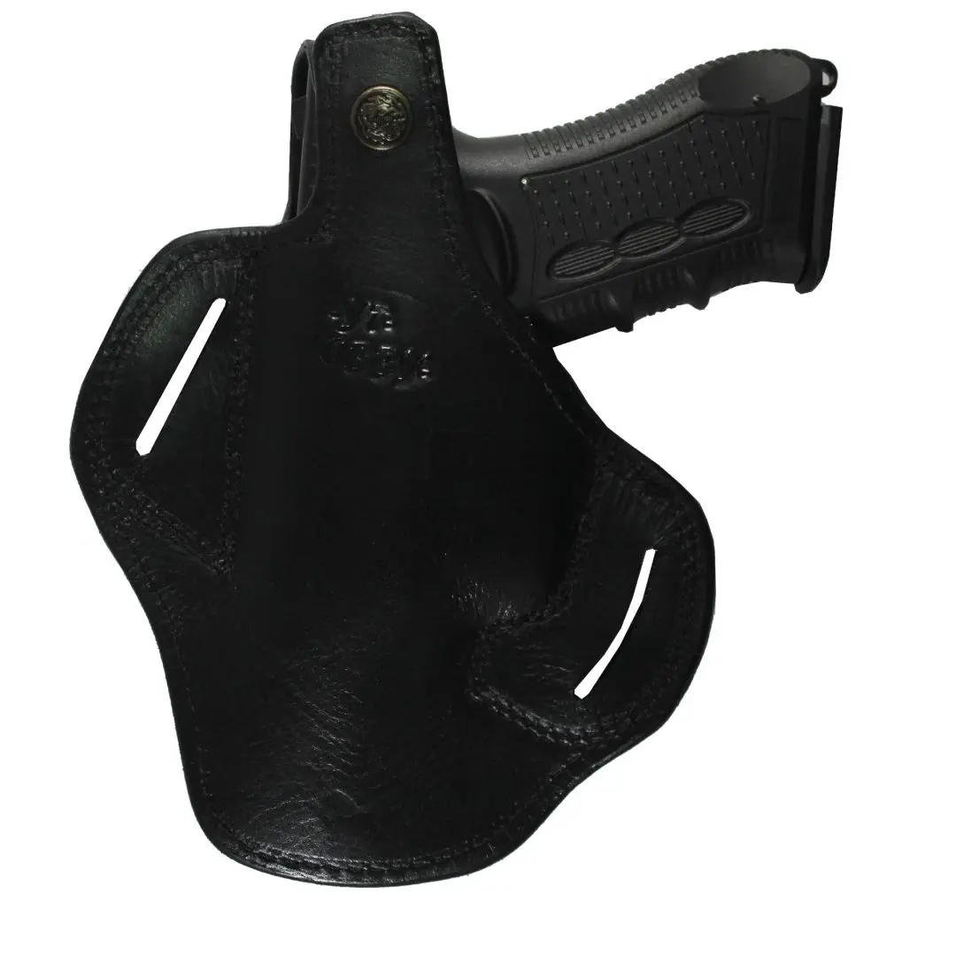 YT HOBBY S & W 38 CAL (4 дюйма) защищенный бочонок из натуральной кожи с двумя слотами для