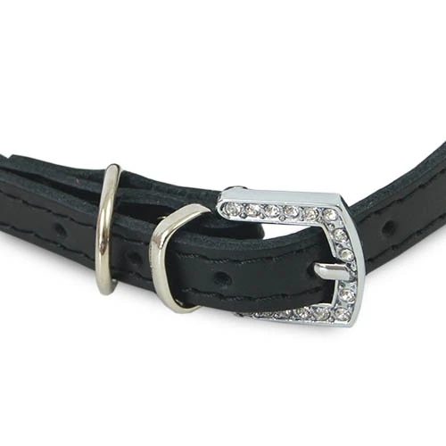 Эксклюзивное кожаное ожерелье из хрусталя эксклюзивный синий Размер 1|Женские