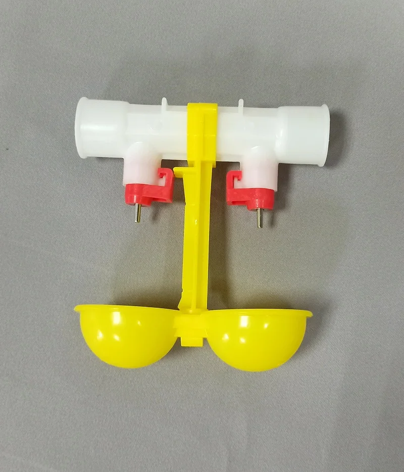 Ниппельные поилки двойные для птицы на 360 градусов (готовый