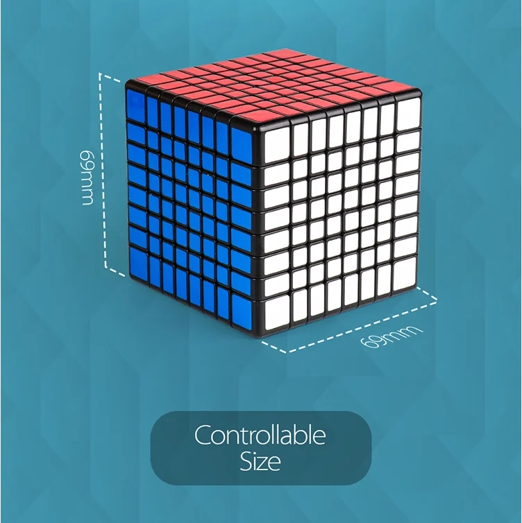 Moyu MoFangJiaoShi MF8 8x8x8 магический куб MF8 8x8 скоростной куб кубинг классная обучающая игрушка Moyu 8x8 головоломка волшебный куб