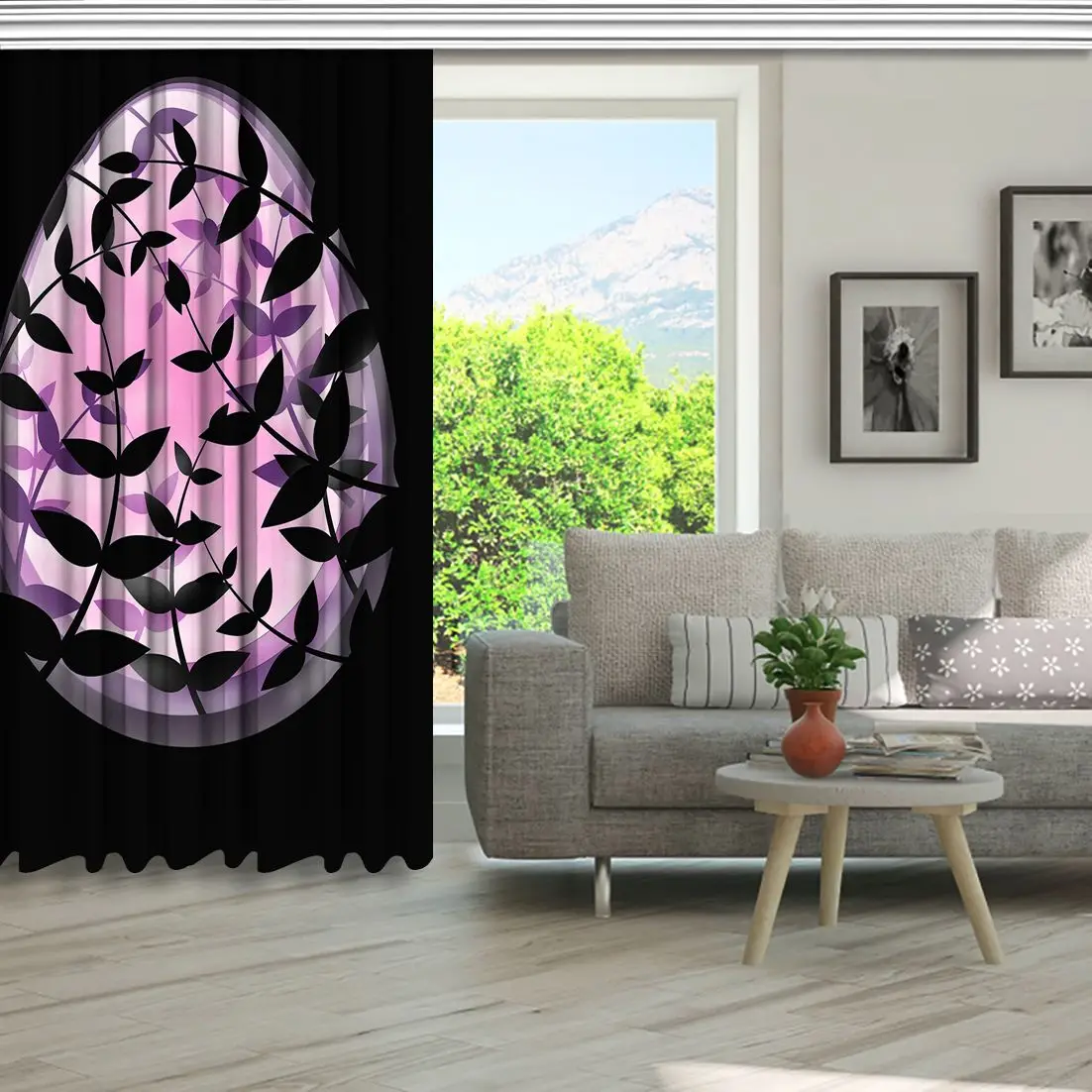 Занавес растения травы зелень в яйце бумаги вырезать искусство Весна