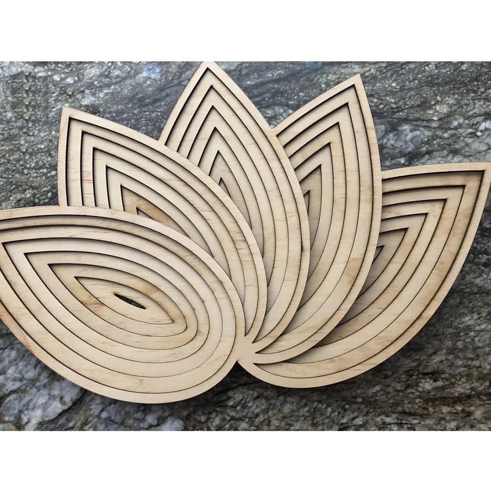 Цифровой файл подготовленный специально для лазерной резки многослойных