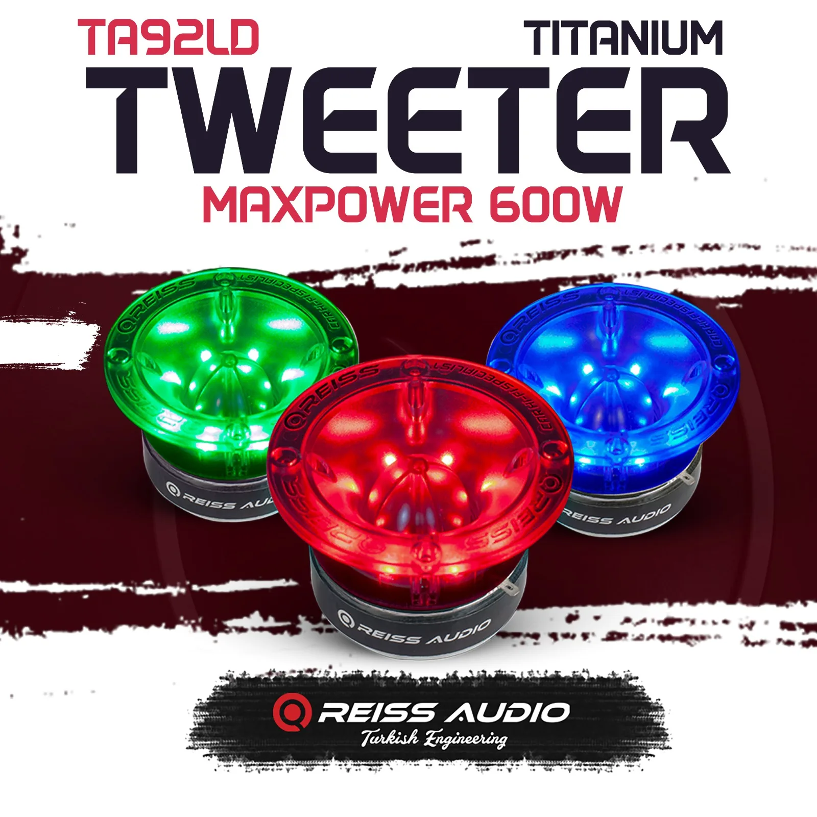 

RS-TA92LD LED TWEETER 1.75" RSM POWER 300W- MAX POWER 600W ONE PIECE IN THE BOX