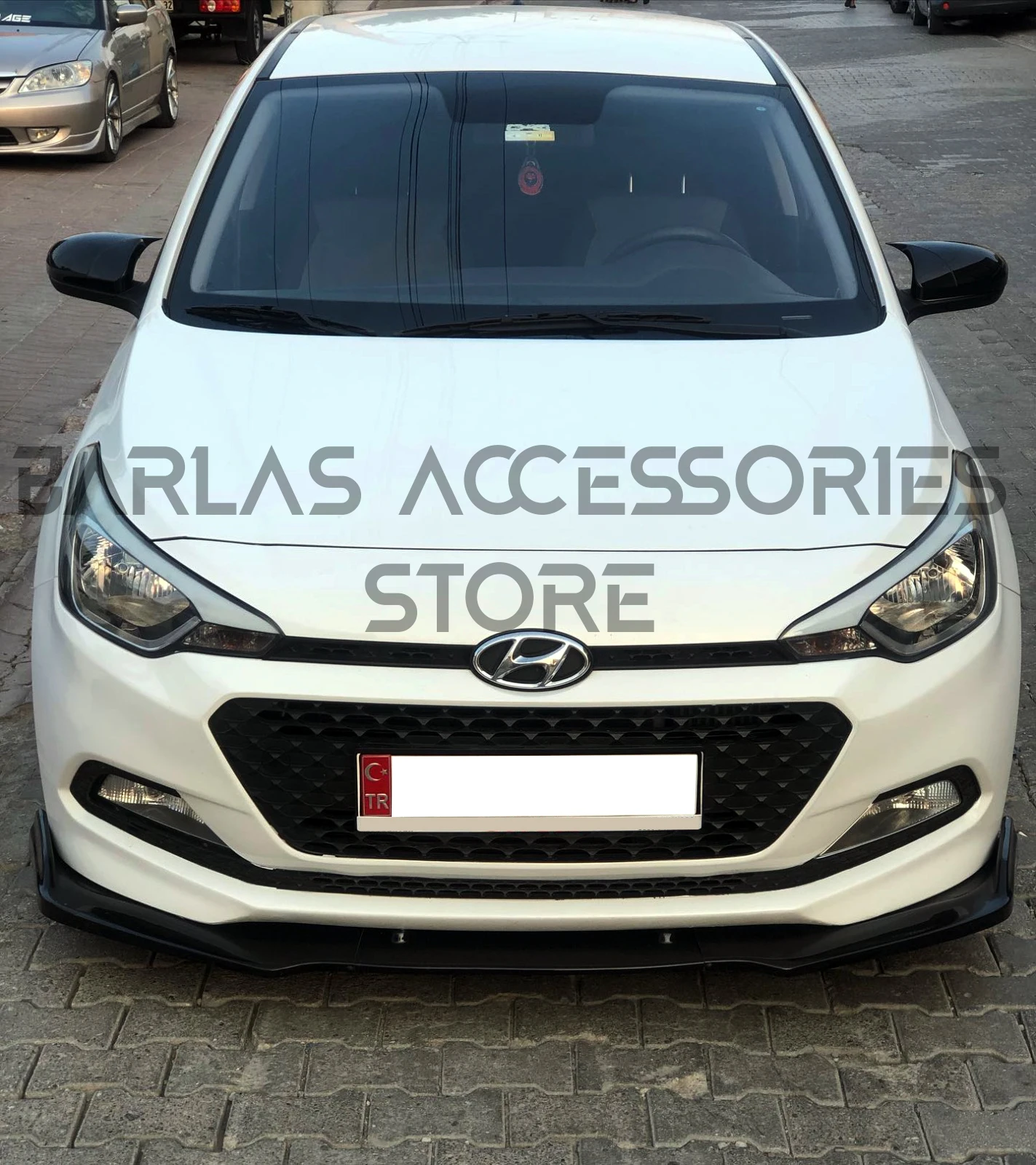Зеркальный чехол летучая мышь для Hyundai i20 2014 + черное фортепиано 2 шт. левая и