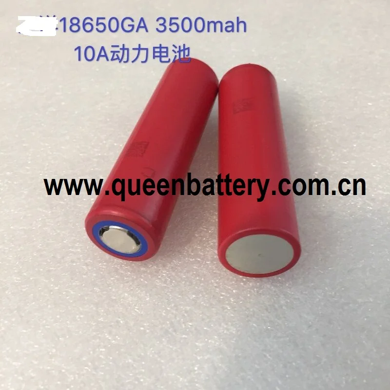 100 шт./лот) батарея ebike 18650GA 18650 3500mAh NCR18650GA фонарик батарея 10A для 18650 ga БПЛА батареи дрона