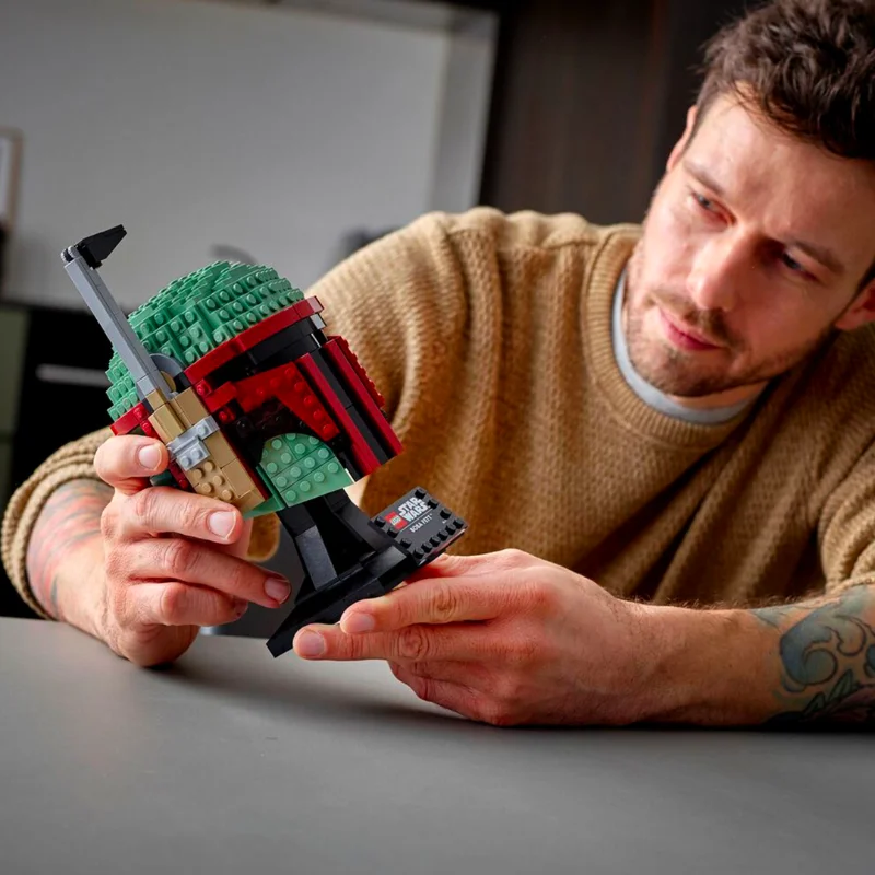 Конструктор Lego Star Wars шлем бобы Фетта 75277 набор блоков коллекционные персонажи
