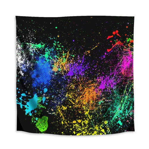 Скатерть 3D Брызги красок | Дом и сад