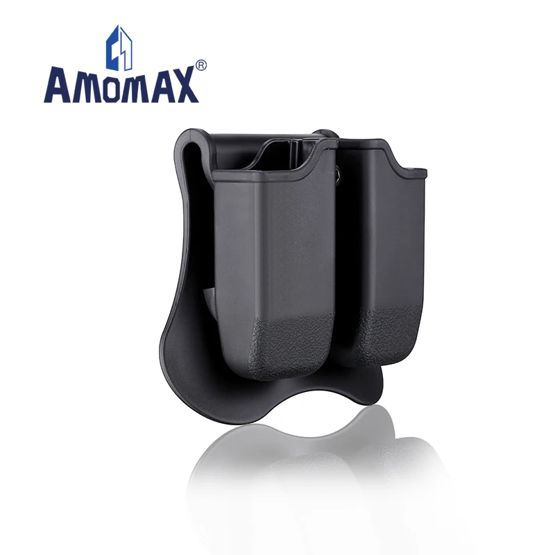 Amomax двойной журнал сумка подходит для Glock 17/18/19 & Токийский маруй WE KJW KSC KWA ATP ISSC Глок